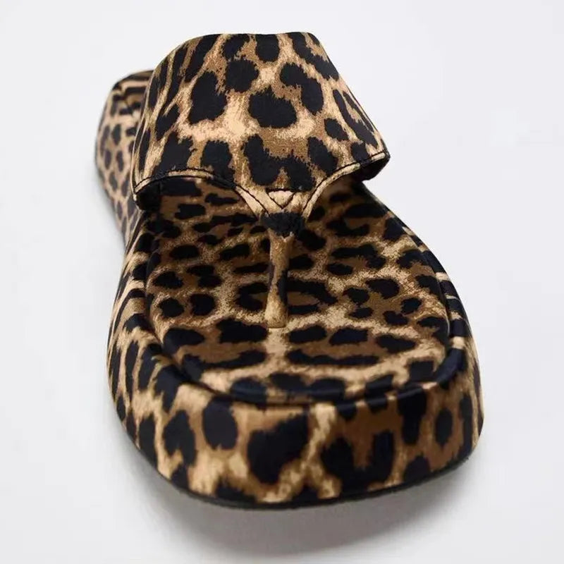 Leopard Sandalen