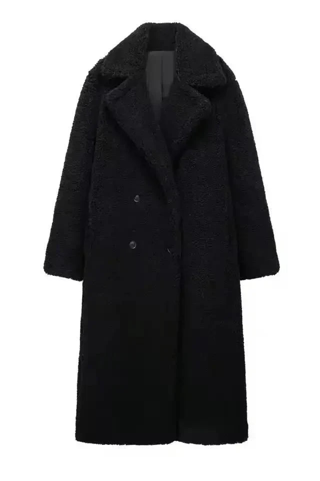 Teddymantel „Berna“ – Eleganter Oversized Wintermantel