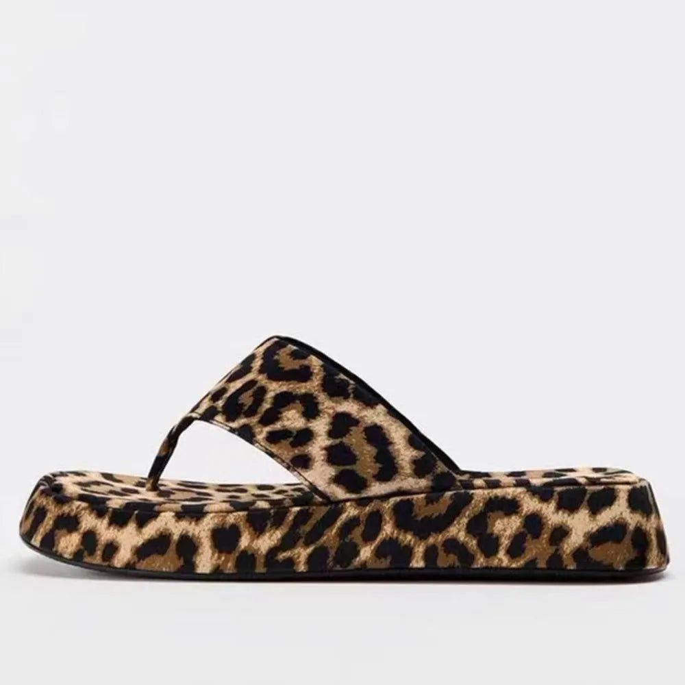 Leopard Sandalen