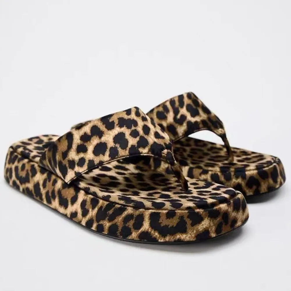 Leopard Sandalen